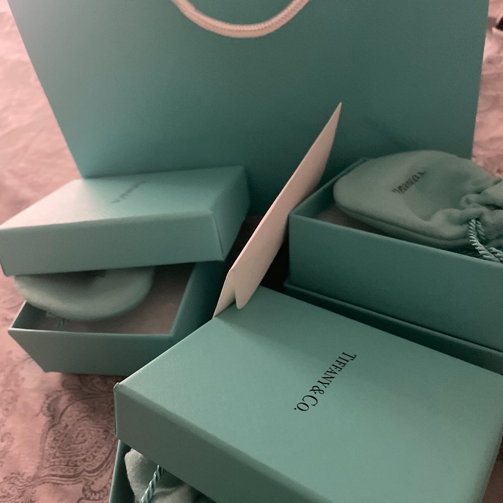 Authentic Tiffany and Co. empty boxes